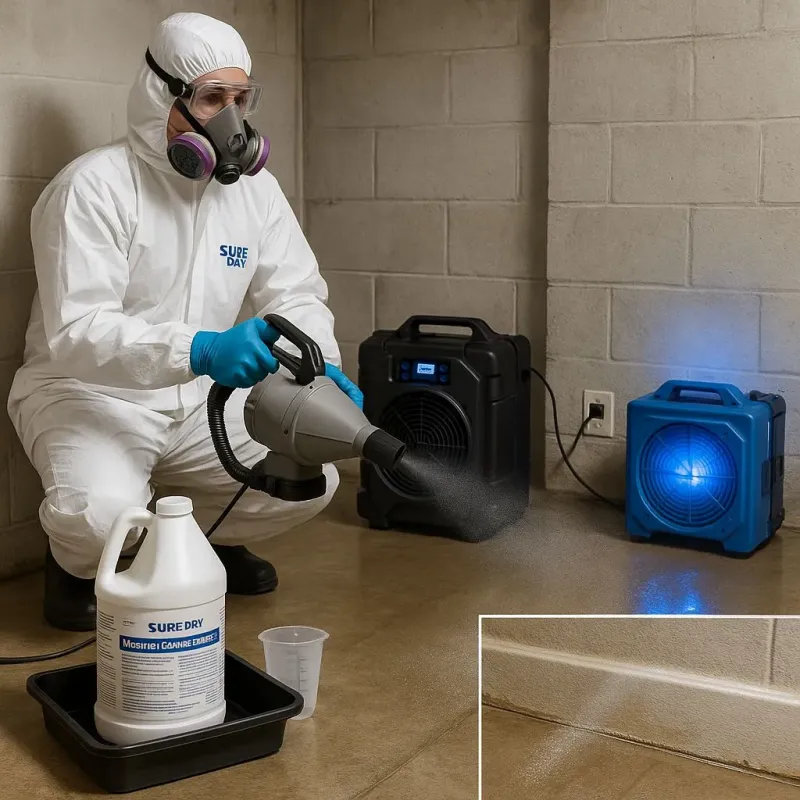 Sanitization and Odor Removal process in Afton, OK