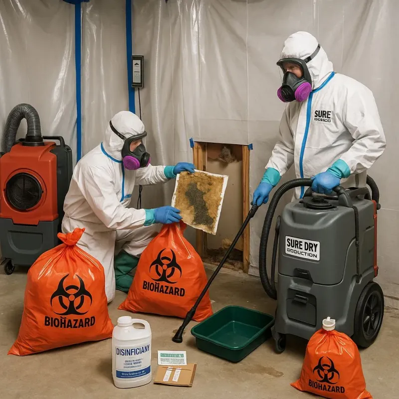 Contaminated Water Handling Protocols process in Afton, OK